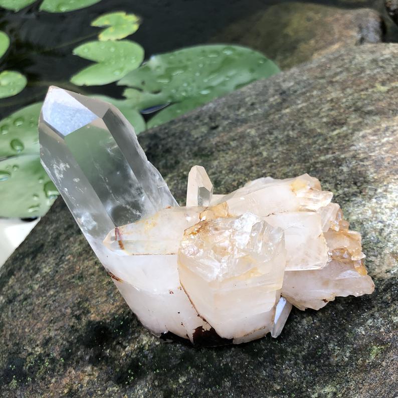 Crystal Magic 400g Clear Quartz Cluster, Crystal Magic
