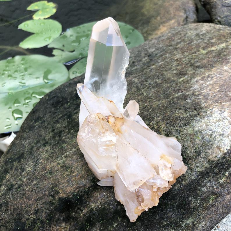 Crystal Magic 400g Clear Quartz Cluster, Crystal Magic