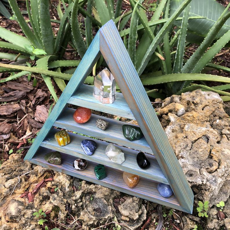 Triangle "THE ARITIST" Triangle Shelf, Home Decor