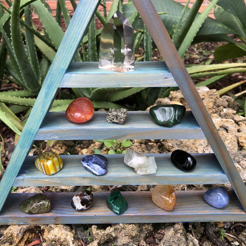 Triangle "THE ARITIST" Triangle Shelf, Home Decor