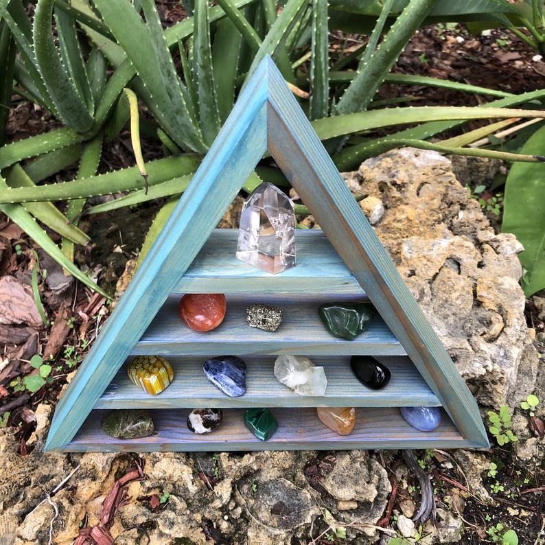 Triangle "THE ARITIST" Triangle Shelf, Home Decor