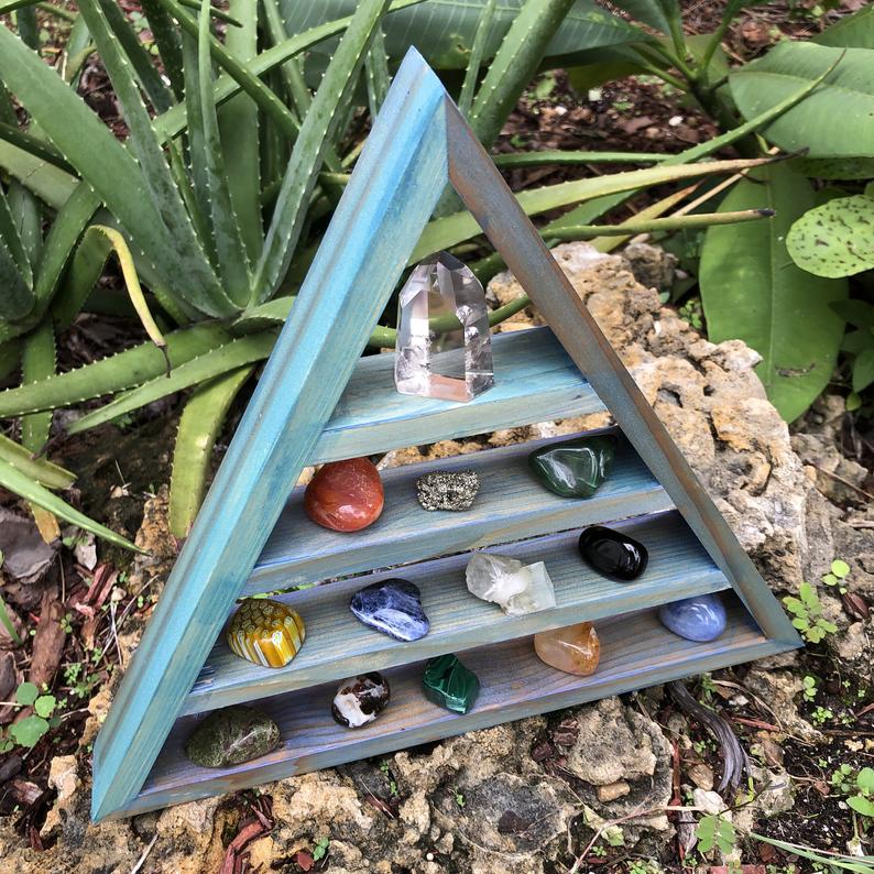 Triangle "THE ARITIST" Triangle Shelf, Home Decor