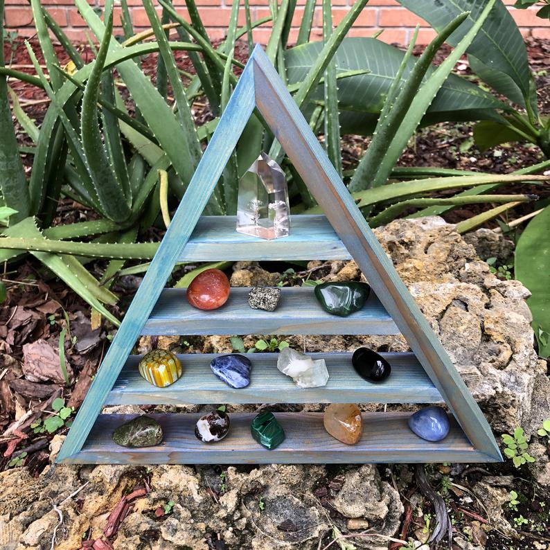 Triangle "THE ARITIST" Triangle Shelf, Home Decor