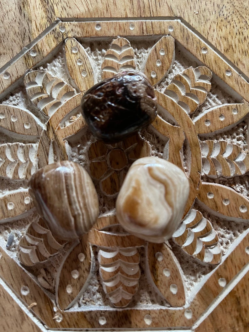 Coffee Calcite Tumbled Crystals, Crystal Magic