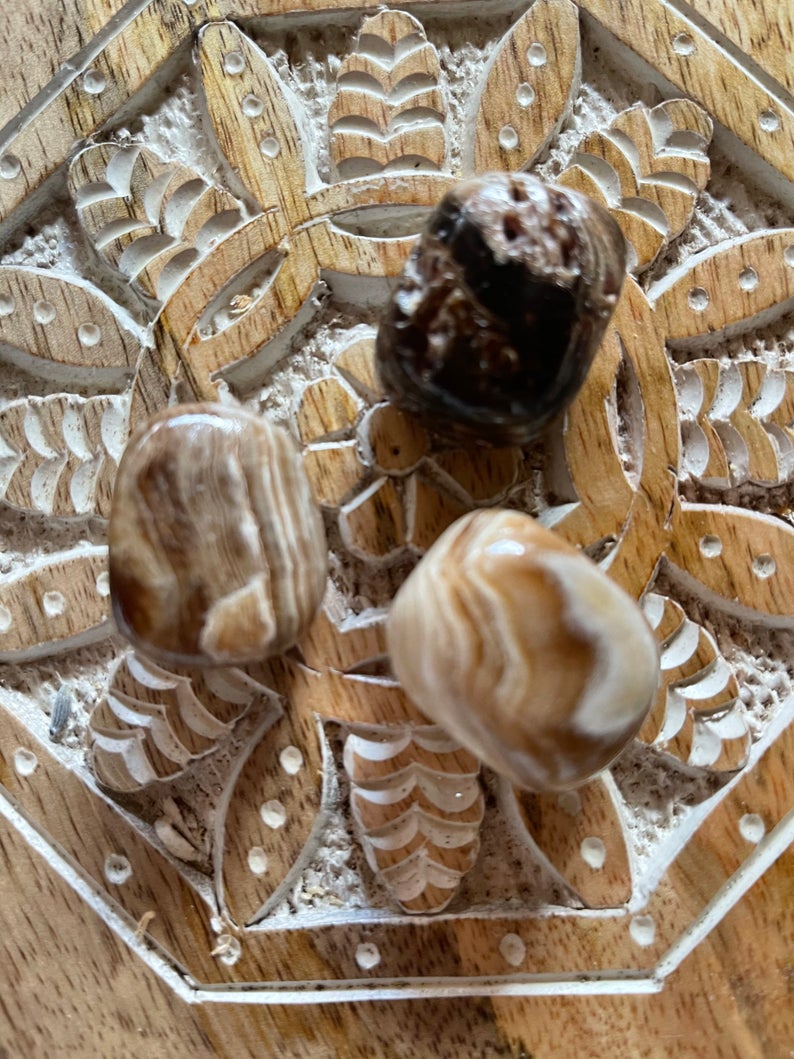 Coffee Calcite Tumbled Crystals, Crystal Magic