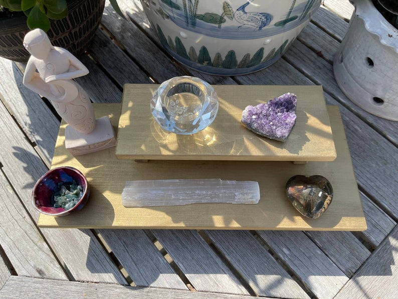 Prosperity Meditation Tables, Home Decor