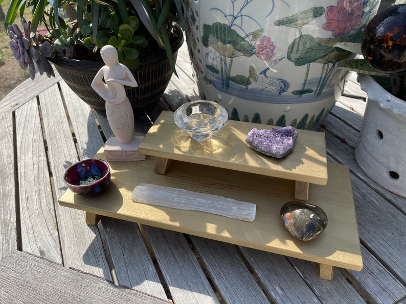Prosperity Meditation Tables, Home Decor