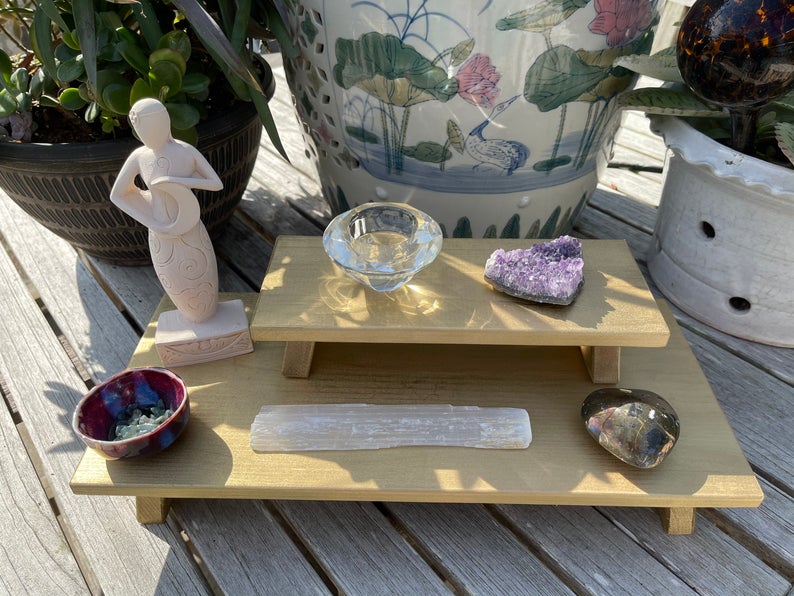 Prosperity Meditation Tables, Home Decor