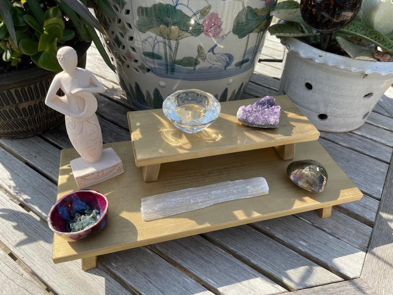 Prosperity Meditation Tables, Home Decor