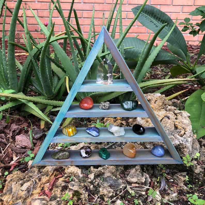 Triangle "THE ARITIST" Triangle Shelf, Home Decor