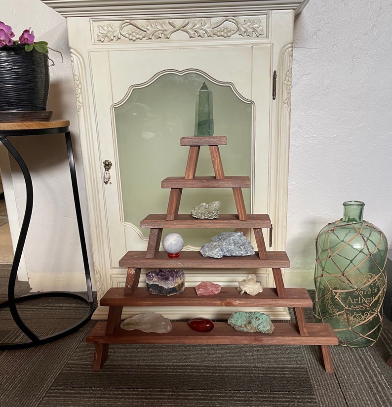 Burnt Copper Collection, Temple Style Stacking Tables, Home Decor
