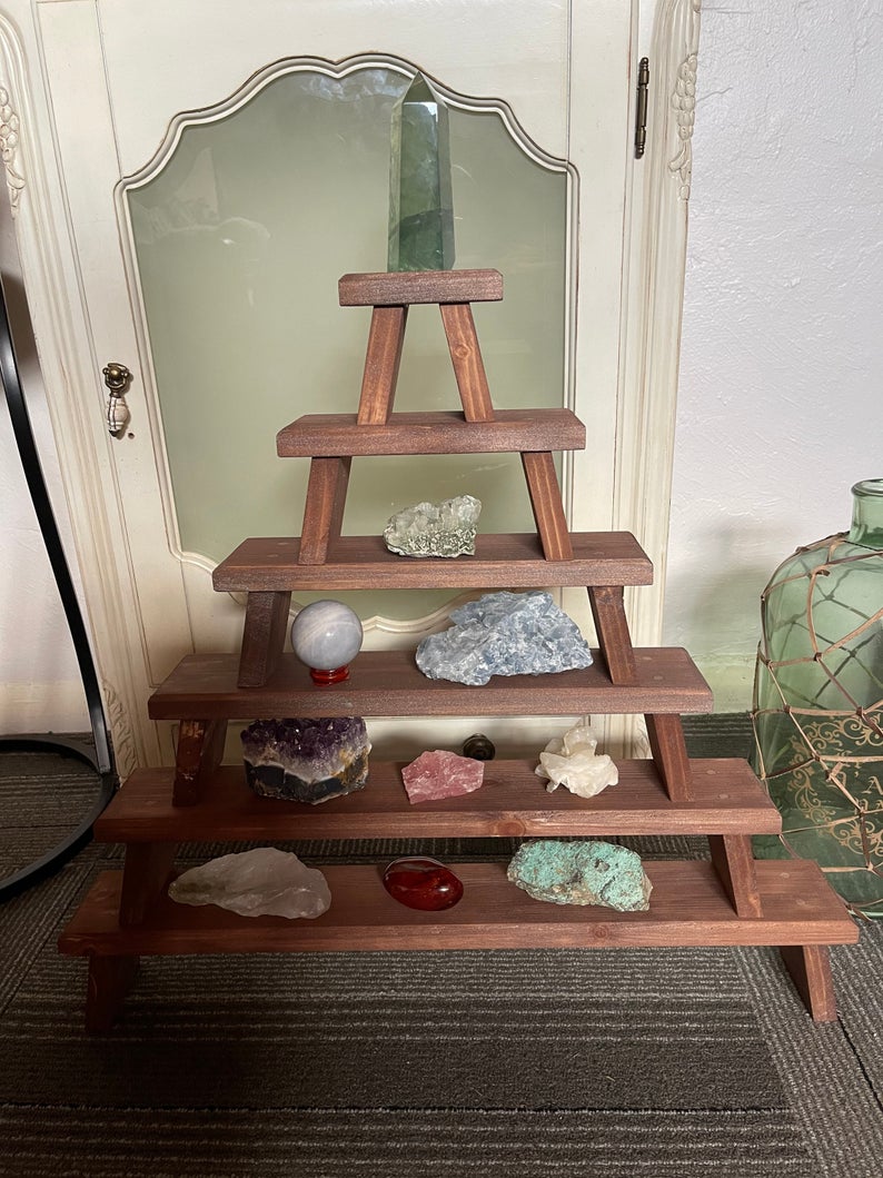 Burnt Copper Collection, Temple Style Stacking Tables, Home Decor