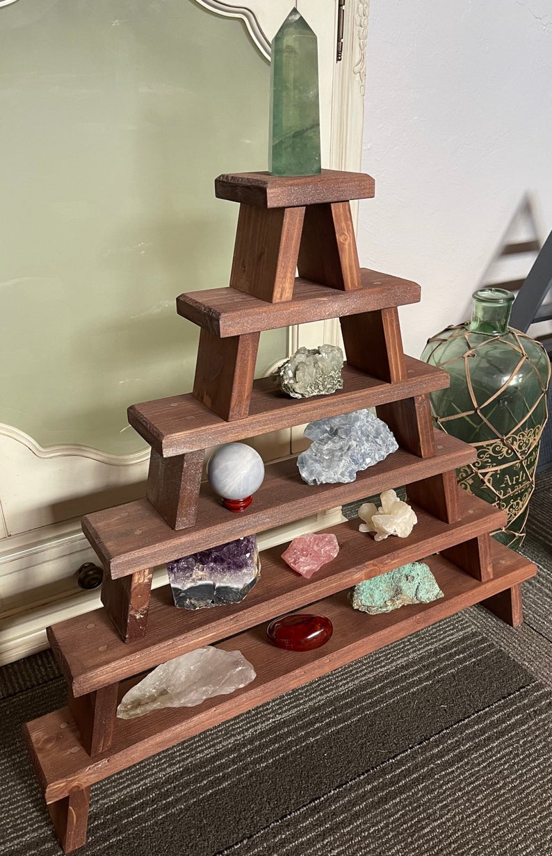 Burnt Copper Collection, Temple Style Stacking Tables, Home Decor