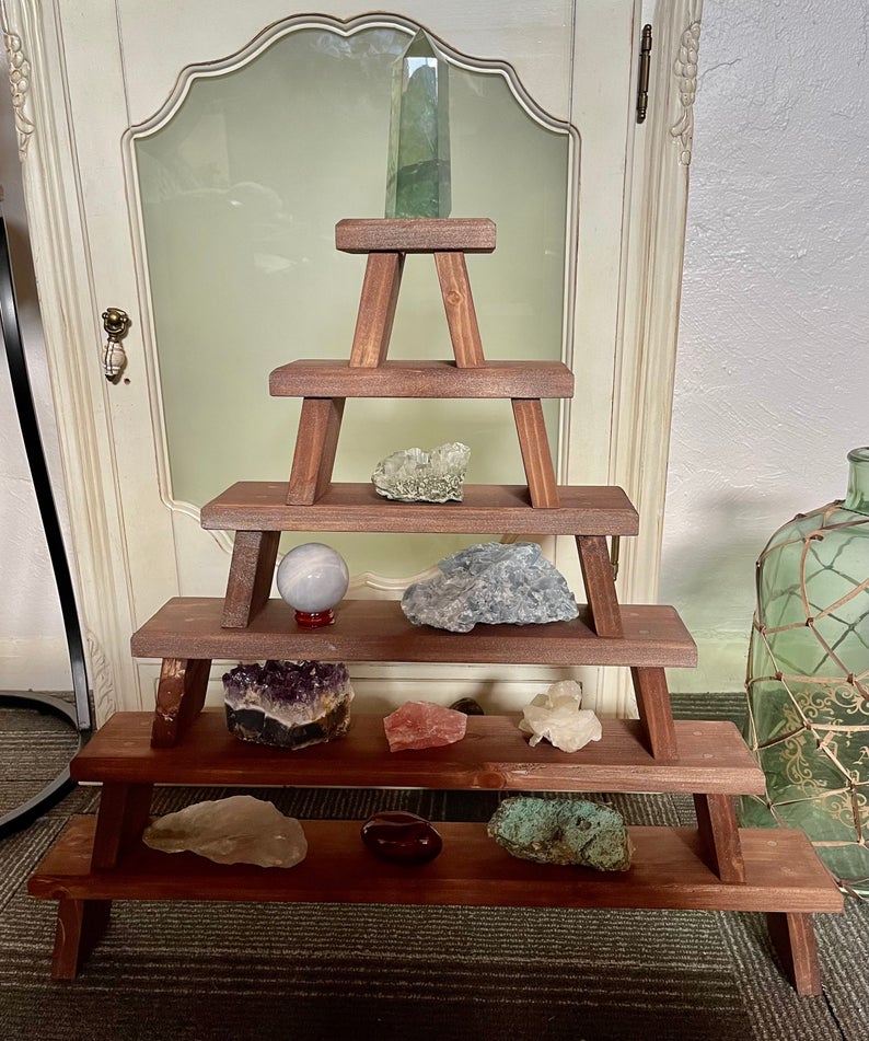 Burnt Copper Collection, Temple Style Stacking Tables, Home Decor