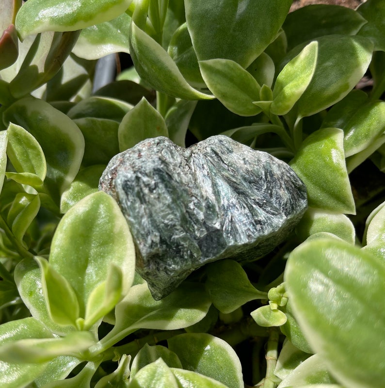 Stunning Seraphinite Rough Crystal, Crystal Magic