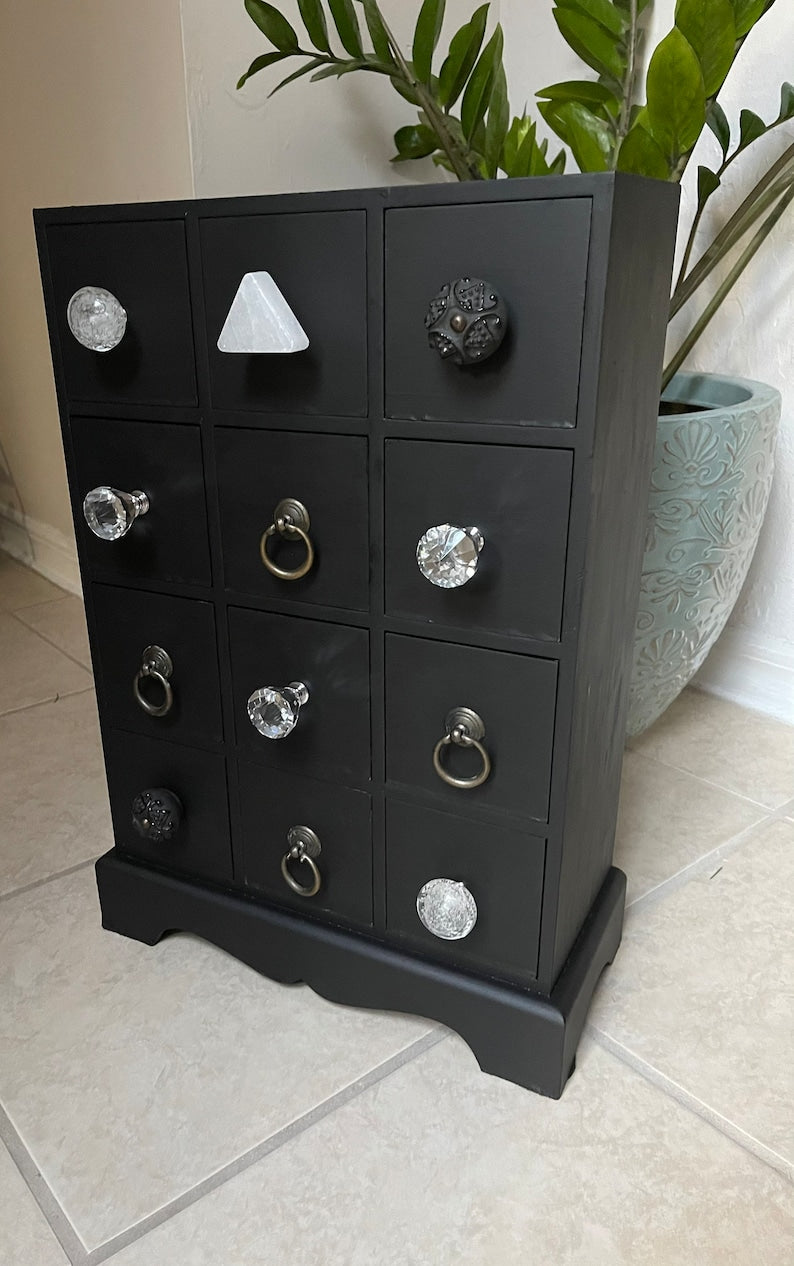 Vintage Herb Cabinet, Lovecycled