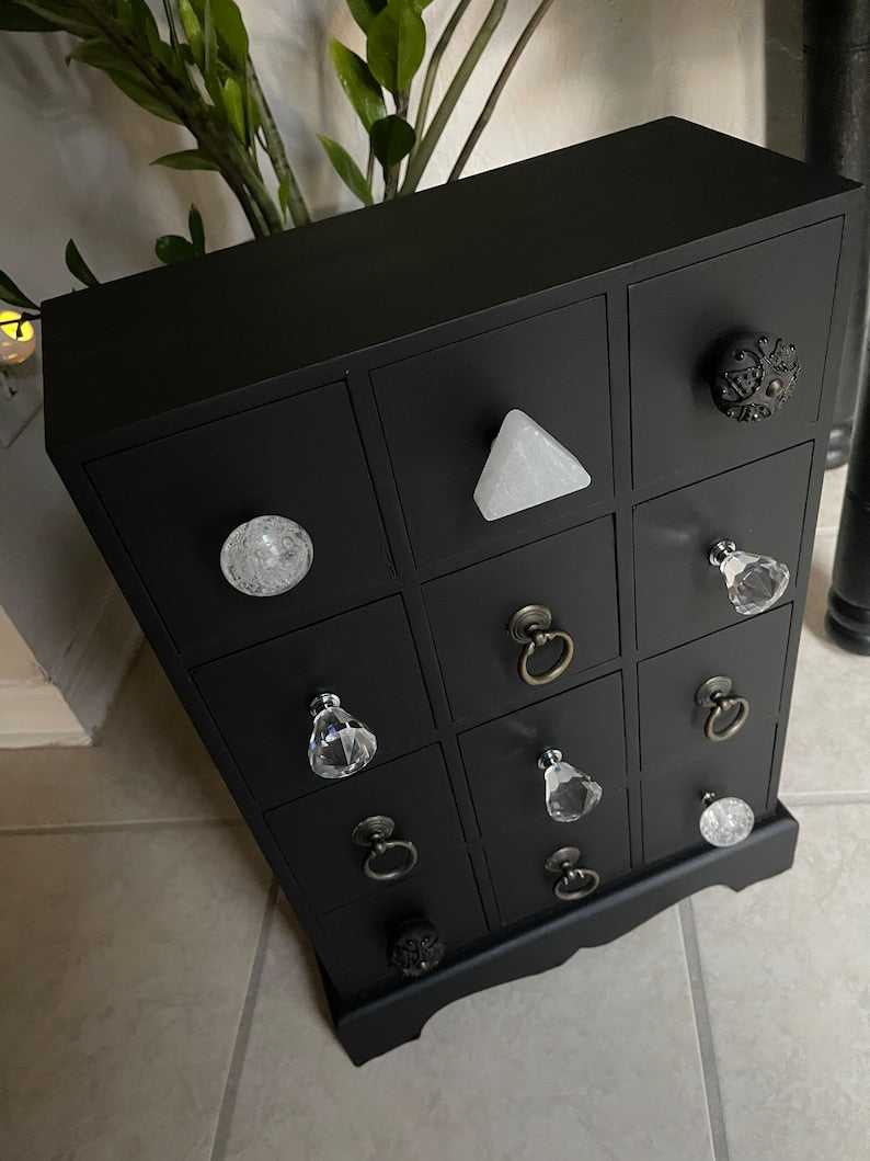 Vintage Herb Cabinet, Lovecycled