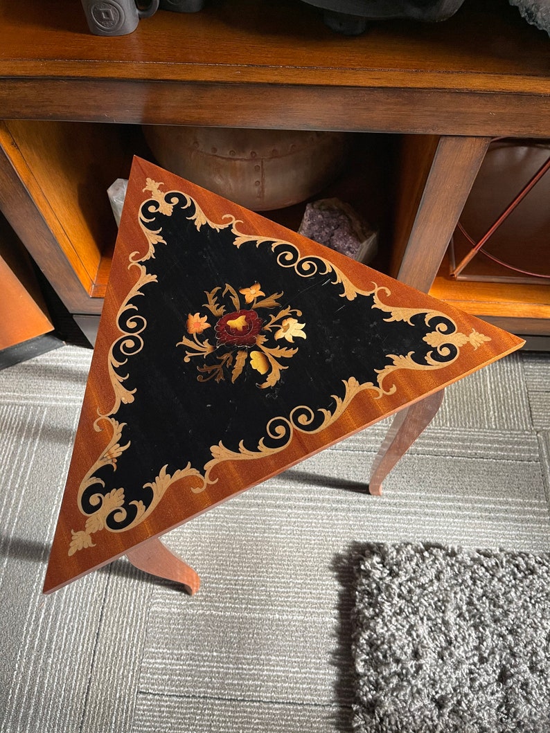 Gorgeous Vintage Paris Side Table, Old World Vintage