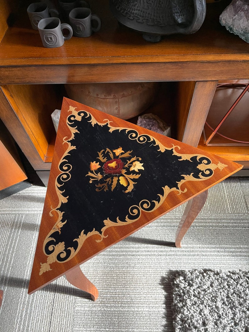 Gorgeous Vintage Paris Side Table, Old World Vintage