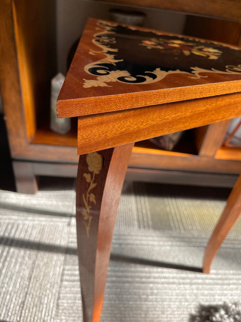 Gorgeous Vintage Paris Side Table, Old World Vintage