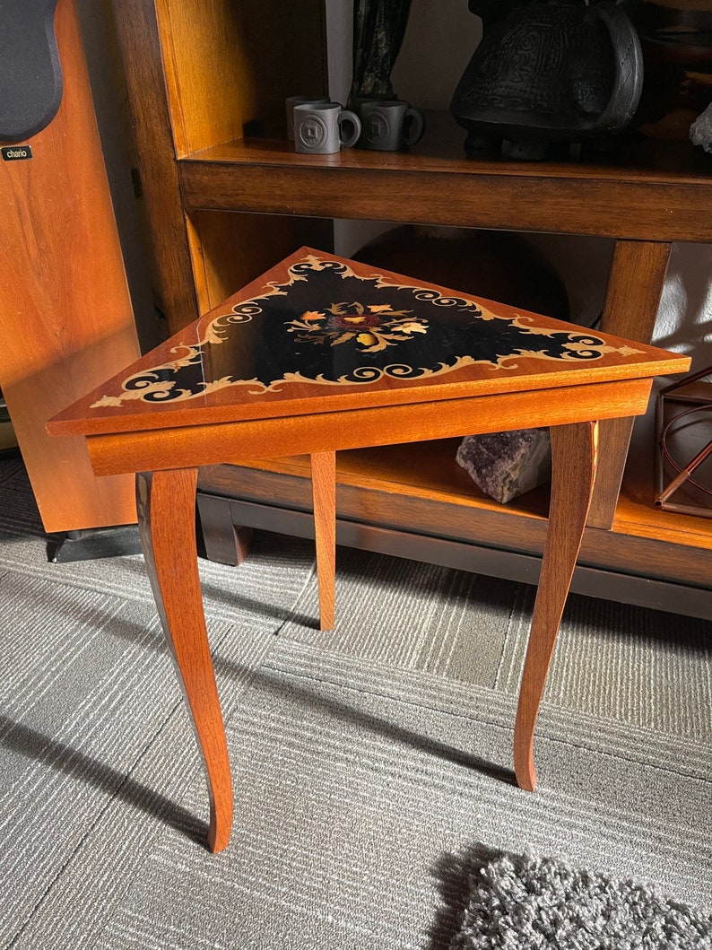 Gorgeous Vintage Paris Side Table, Old World Vintage