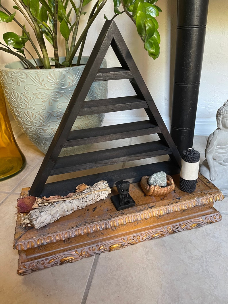 Triangle Altar, Triangle Shelf, Home Decor