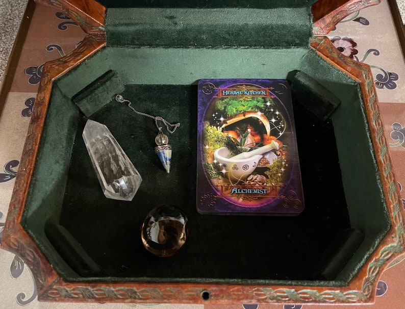 Stunning Antique 1800s Italian All-Leather Box with Gilded Elements, Old World Vintage