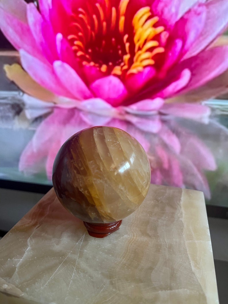 Stunning Yellow Fire Quartz, Hematoid Quartz, Crystal Magic