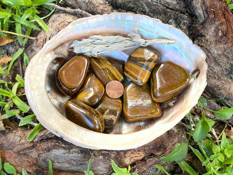 Gorgeous Large Golden Tiger's Eye Crystals, Crystal Magic