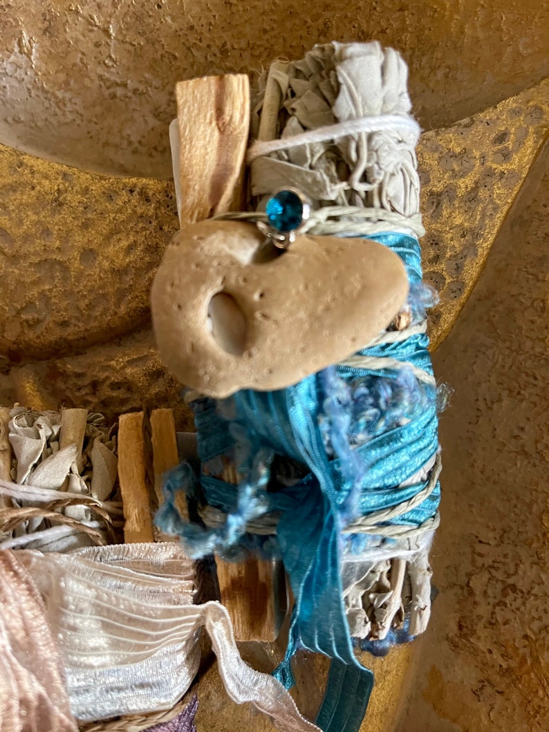 Magical Water Energy, Beach Stone Sage Bundles, Gift Sets