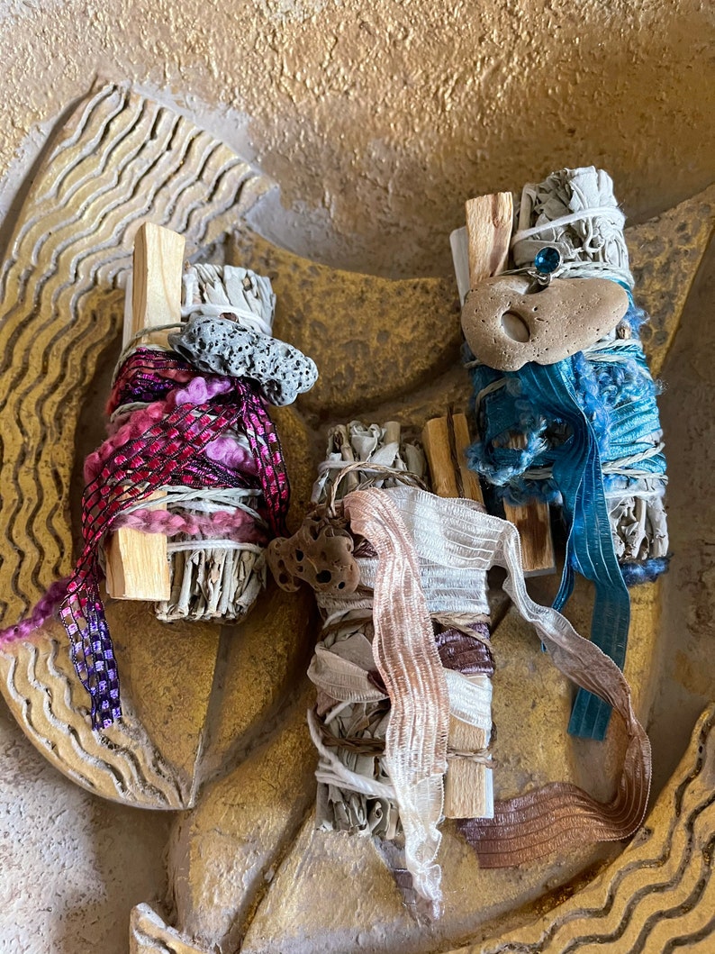 Magical Water Energy, Beach Stone Sage Bundles, Gift Sets
