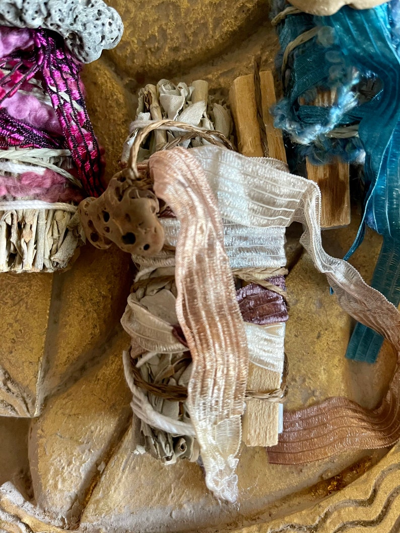 Magical Water Energy, Beach Stone Sage Bundles, Gift Sets