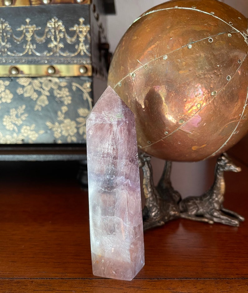 Lovely Purple Fluorite Tower, Crystal Magic