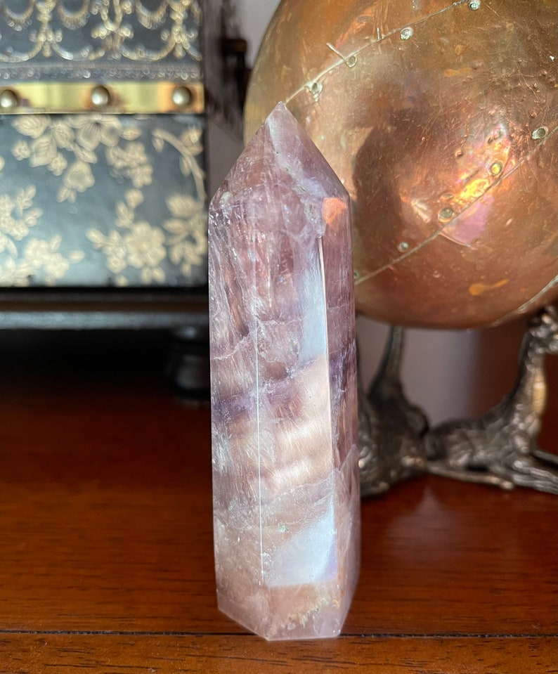 Lovely Purple Fluorite Tower, Crystal Magic