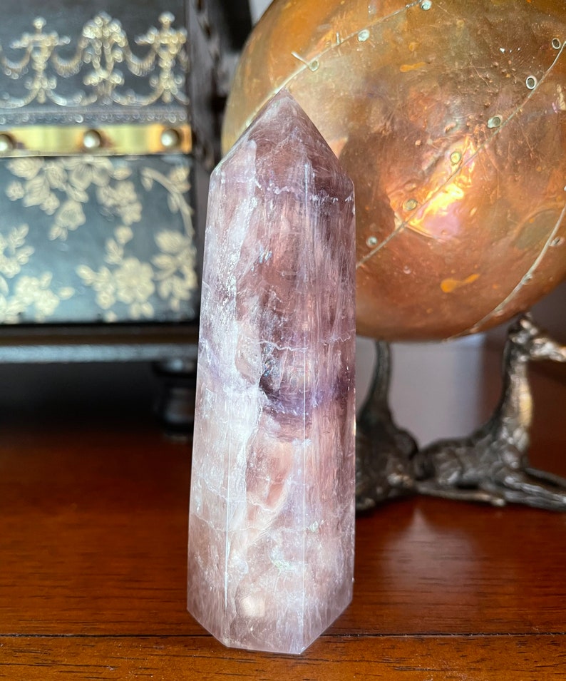 Lovely Purple Fluorite Tower, Crystal Magic