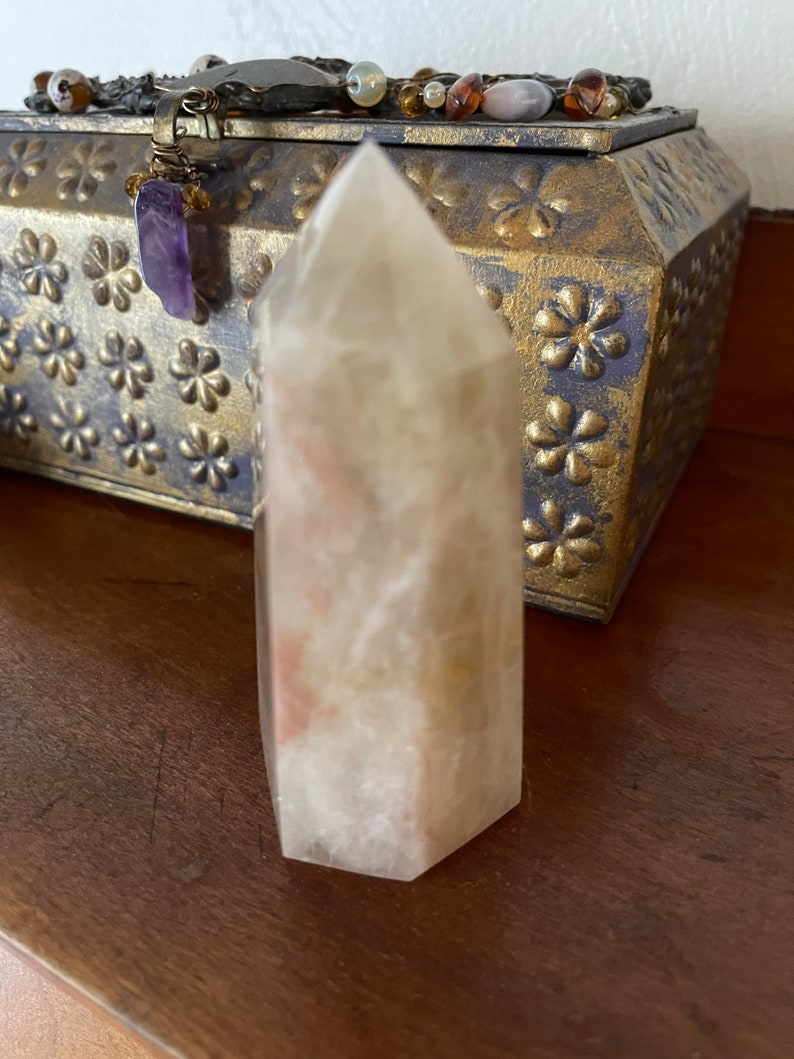 Beautifully Banded Rainbow Fluorite Tower, Crystal Magic