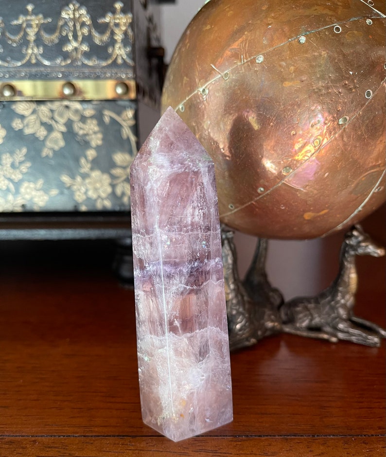Lovely Purple Fluorite Tower, Crystal Magic