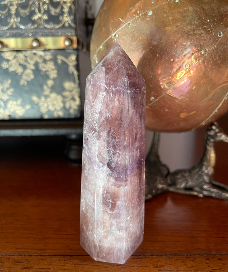 Lovely Purple Fluorite Tower, Crystal Magic