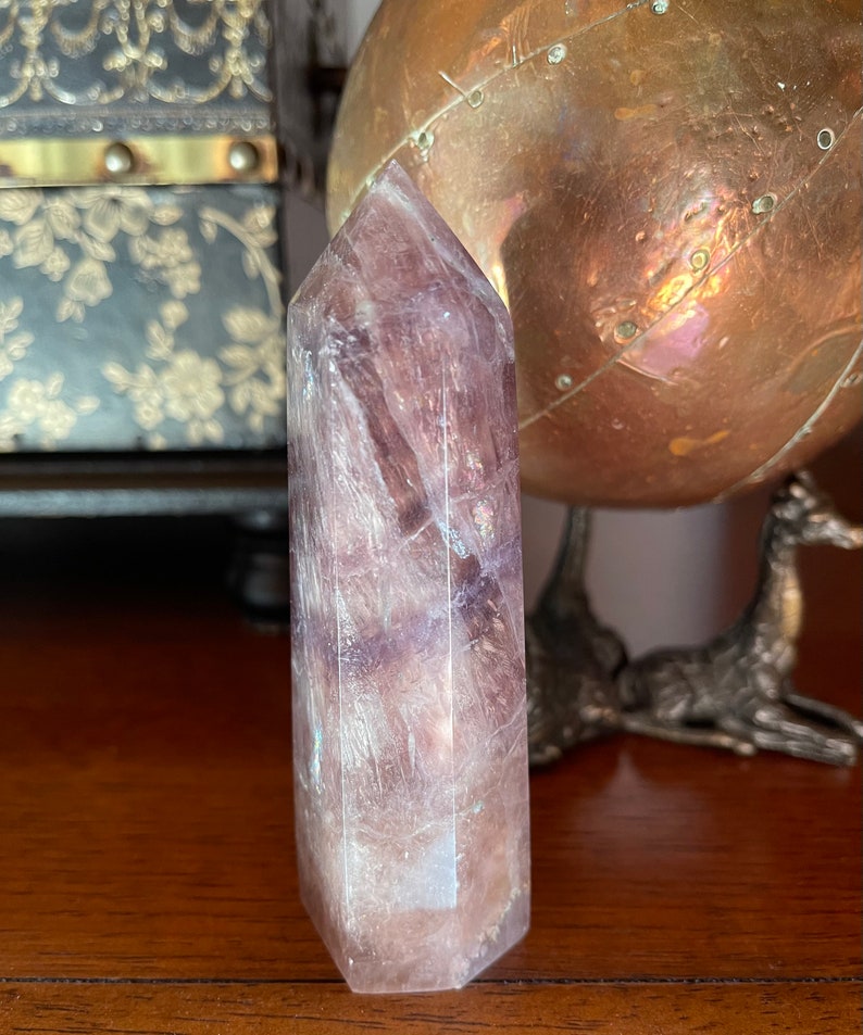 Lovely Purple Fluorite Tower, Crystal Magic