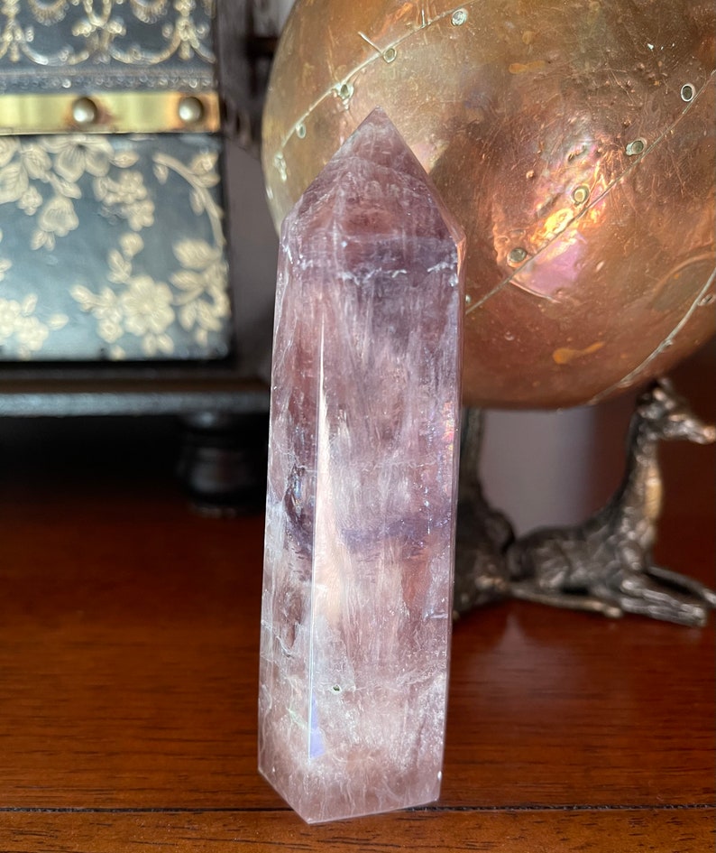Lovely Purple Fluorite Tower, Crystal Magic
