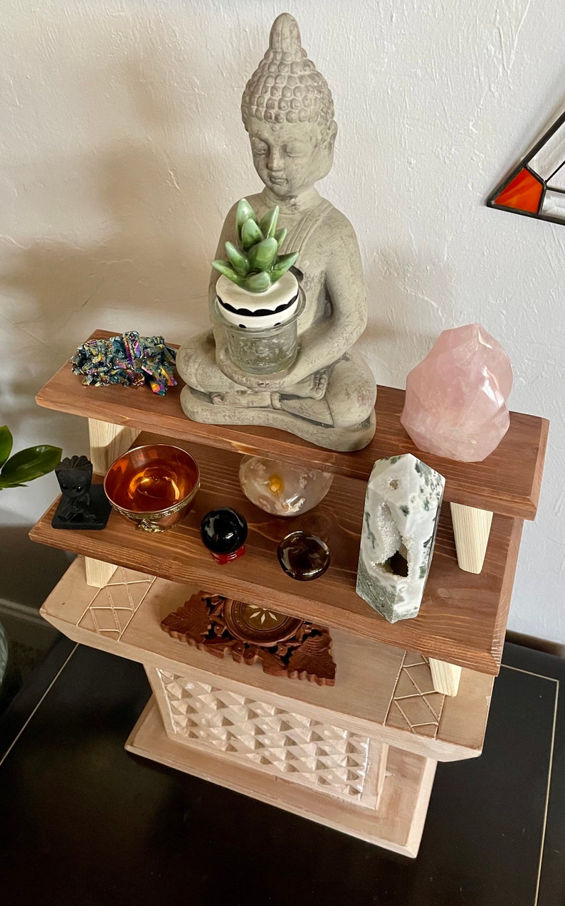 Stacking Meditation Table Set, Home Decor