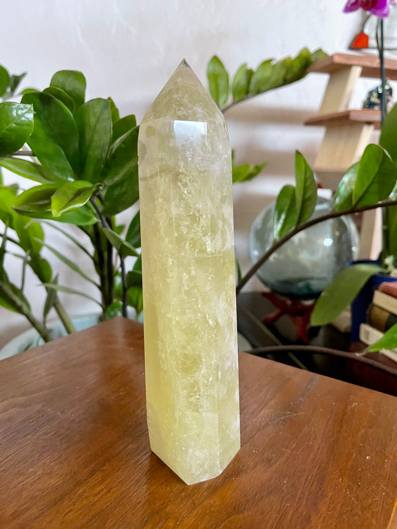 Beautiful Rainbow Citrine Tower, Crystal Magic