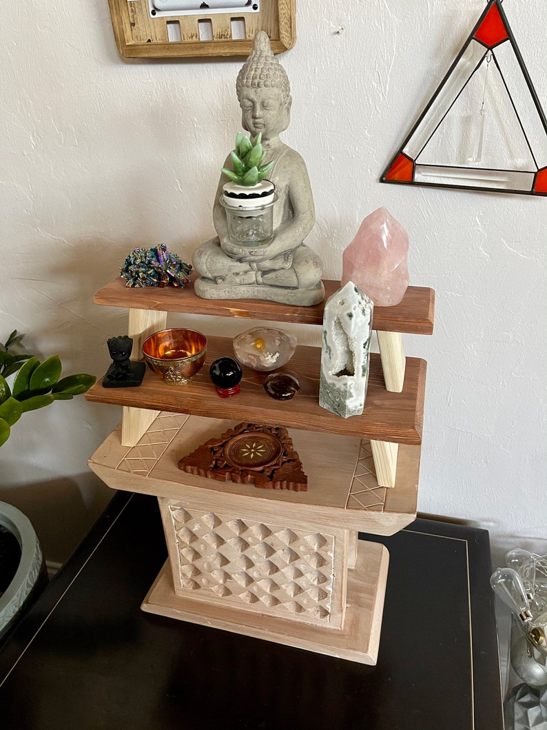Stacking Meditation Table Set, Home Decor