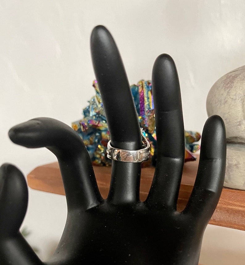 Vintage Chic Goddess Vibes, Lapis Lazuli Dome Ring, Bodhi Jewelry