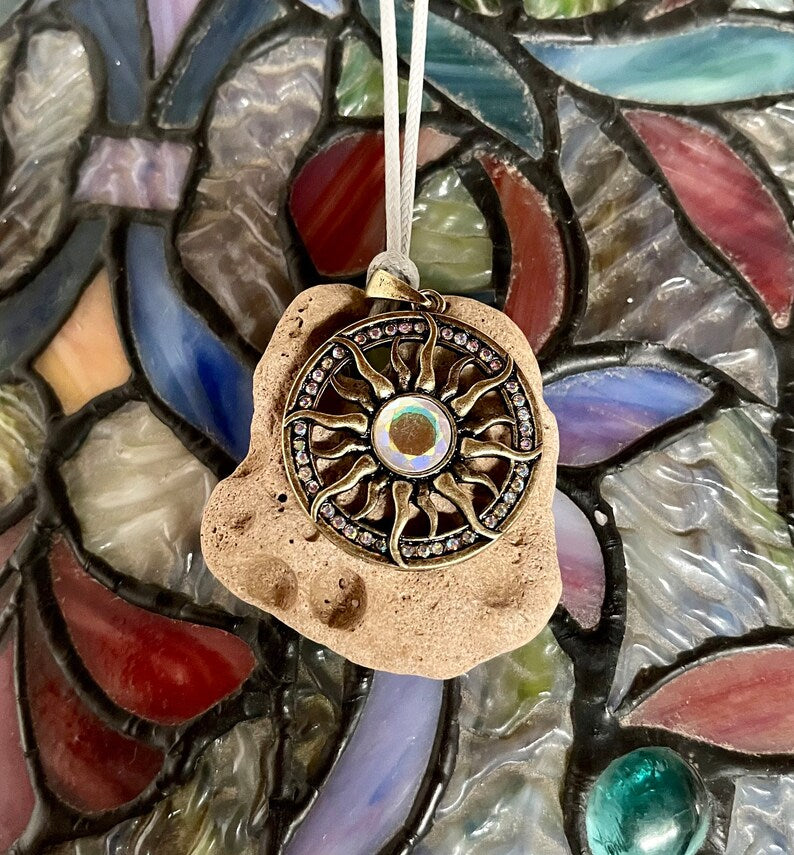 Sun and Water Energy Pendant, Bodhi Jewelry