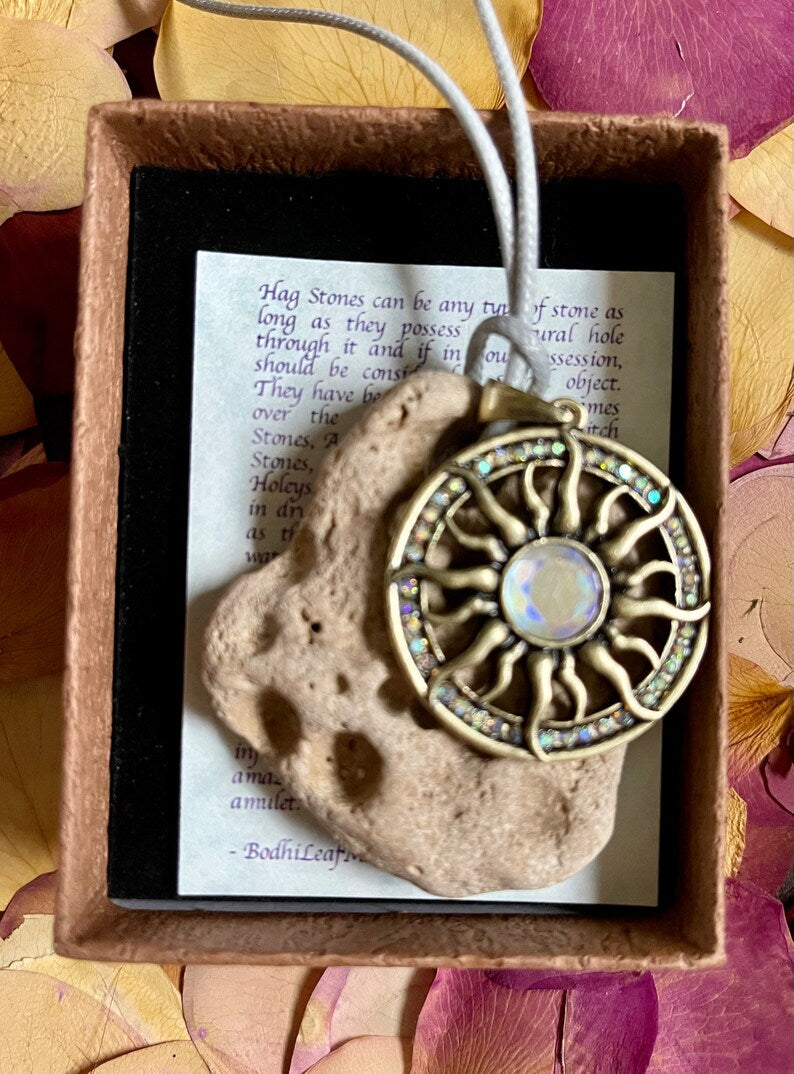 Sun and Water Energy Pendant, Bodhi Jewelry