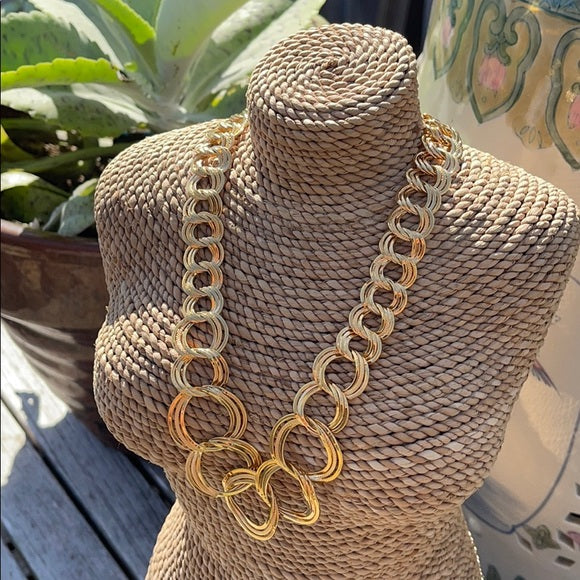 NWT Dolce Vita 18k Gold Washed 18” Necklace, Bodhi Jewelry