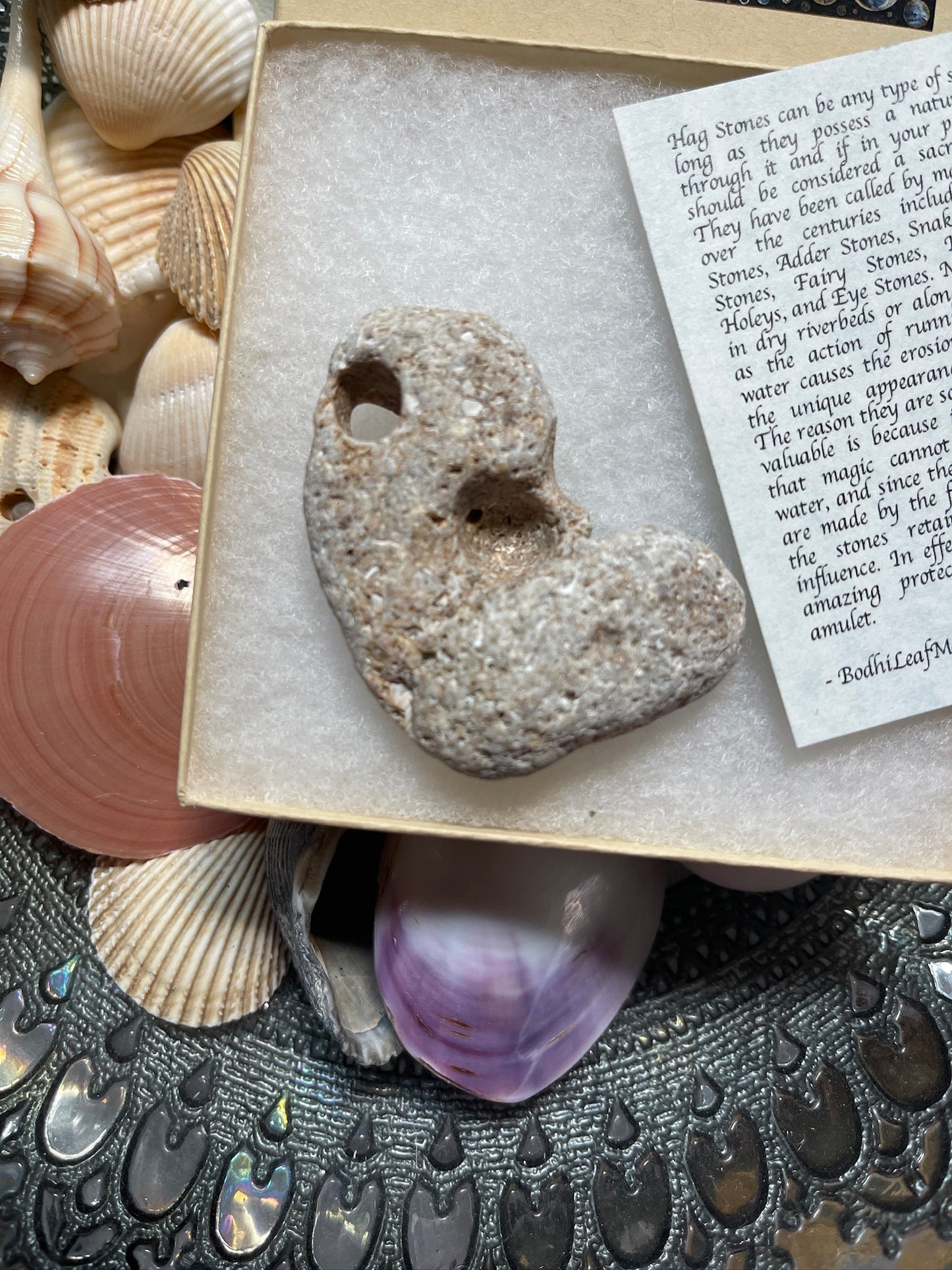 Moonchanted Mermaid Gift Box with SW Florida Beach Stone