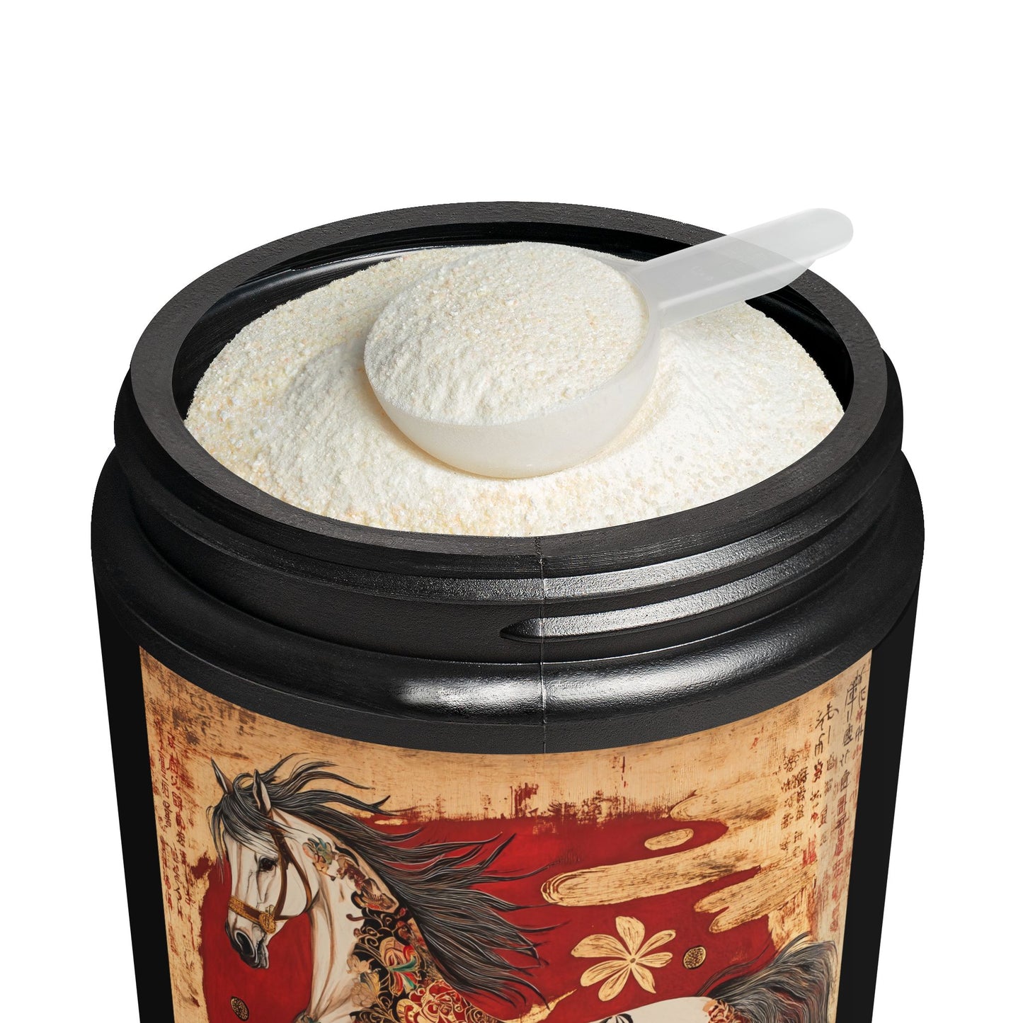 Pre-Workout Supplement, Watermelon (300g, 10.58oz) Year of The Fire Horse Illustration