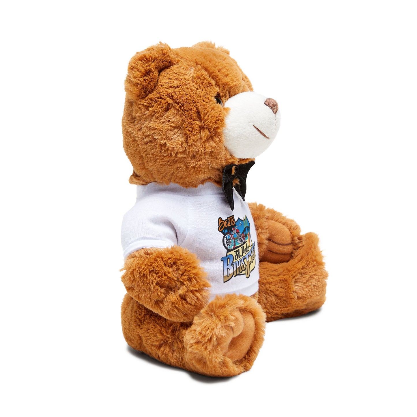 Adorable Teddy Bear with Customizable T-Shirt, Cuddly Gift for Kids, Birthday & Baby Shower Present, Soft Plush Toy